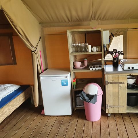 TENTE TOILE ET BOIS 6 personnes - Tente safari