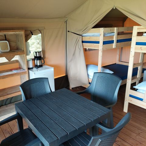 TENTE TOILE ET BOIS 6 personnes
