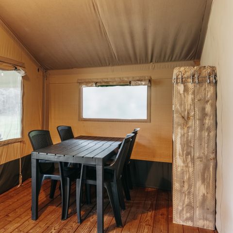 Tente en toile et en bois 6 personnes