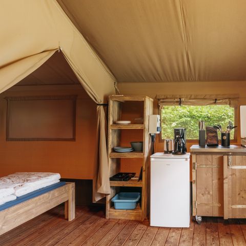 Tente en toile et en bois 6 personnes