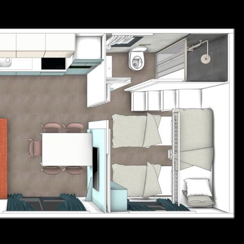 MOBILHOME 5 personnes - Maxicaravan Eco Green