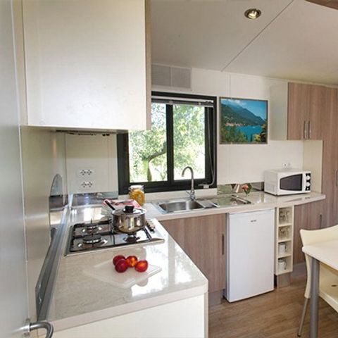 Mobilhome 4 personnes - Mobil-home | Comfort XL | 2 Ch. | 4 Pers. | Terrasse surélevée | Clim.