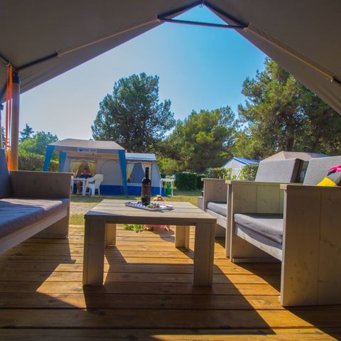 TENTE TOILE ET BOIS 5 personnes - Safaritent Comfort