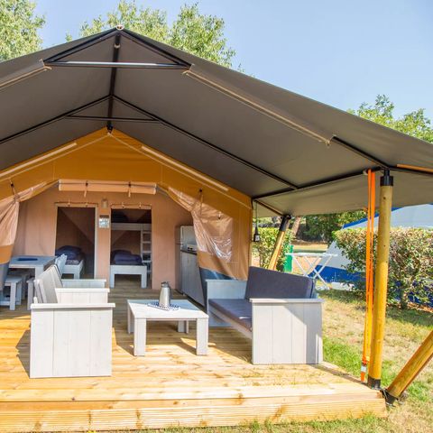 TENTE TOILE ET BOIS 5 personnes - Safaritent Comfort