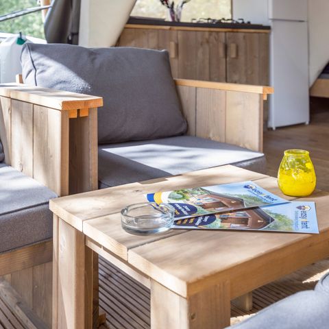 TENTE TOILE ET BOIS 5 personnes - Porto Sole - Tente Safari Confort