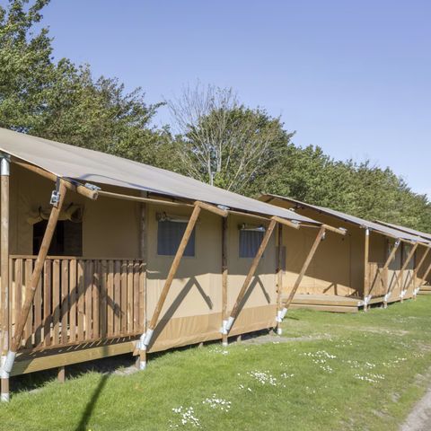 TENTE TOILE ET BOIS 4 personnes - Tente safari 4