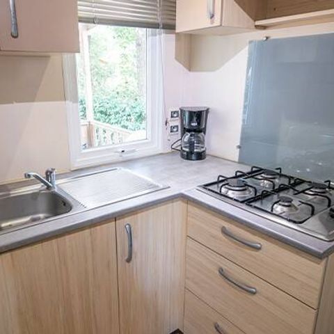 MOBILHOME 6 personnes - Mobil-home | Comfort | 3 Ch. | 6 Pers. | Terrasse surélevée | Clim.