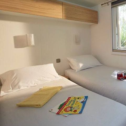 MOBILHOME 6 personnes - Mobil-home | Comfort | 3 Ch. | 6 Pers. | Terrasse surélevée | Clim.