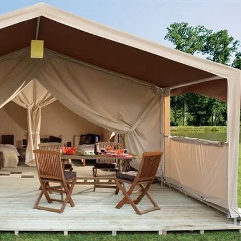 TENTE 5 personnes - Tente Safari | Tente Safari | 2 Ch. | 4/5 Pers. | Terrasse simple