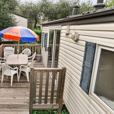 MOBILHOME 8 personnes -  Classic | 3 Ch. | 6/8 Pers. | Terrasse surélevée non couverte
