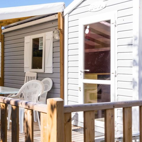 MOBILHOME 8 personnes - Classic | 3 Ch. | 6/8 Pers. | Terrasse surélevée