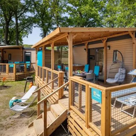 MOBILHOME 7 personnes - Mobil-home | Ultimate Plus | 3 Ch. | 6/8 Pers. | Terrasse Lounge | 2 SDB | Clim. | TV | By Roan