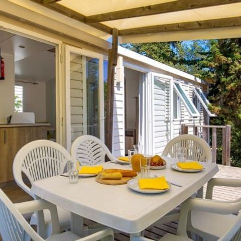 MOBILHOME 6 personnes - Mobil-home | Classic XL | 3 Ch. | 6 Pers. | Terrasse surélevée | Clim.