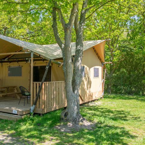 TENTE TOILE ET BOIS 6 personnes - 6