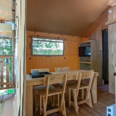 TENTE TOILE ET BOIS 4 personnes - 4