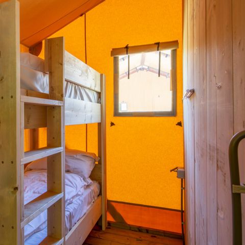 Tente en toile et en bois 4 personnes
