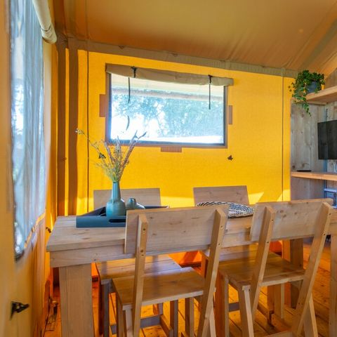 TENTE TOILE ET BOIS 4 personnes - Tente safari 4