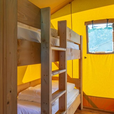 TENTE TOILE ET BOIS 4 personnes - Tente safari 4