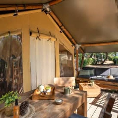 MOBILHOME 5 personnes - Tente Kenya + 5p 2ch **