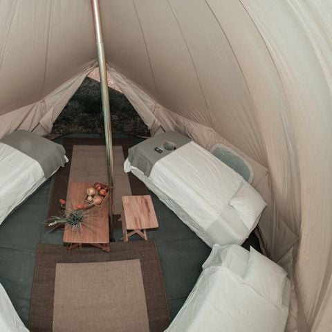 TENTE TOILE ET BOIS 2 personnes - Glamping