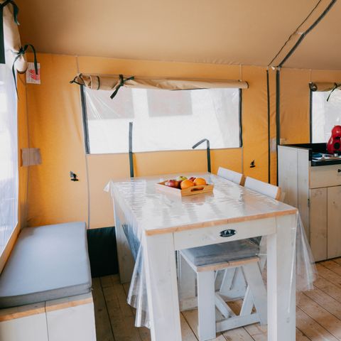 Tente en toile et en bois 4 personnes - Safari