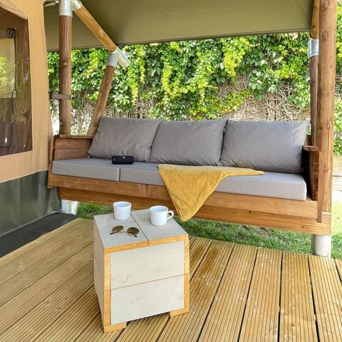 Tente en toile et en bois 4 personnes - Safari