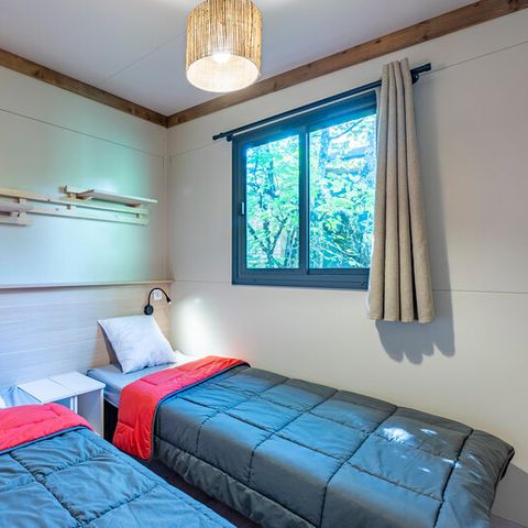 MOBILHOME 6 personnes - Cottage Confort+ 3 Chambres 6 Personnes Vue Lac