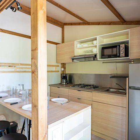 MOBILHOME 6 personnes - Cottage Confort+ 3 Chambres 6 Personnes Vue Lac