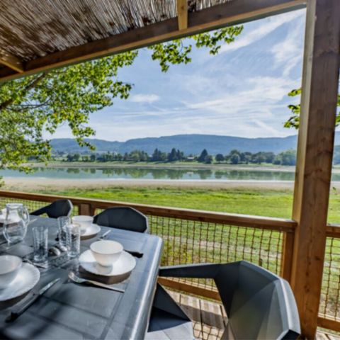 MOBILHOME 6 personnes - Cottage Confort+ 3 Chambres 6 Personnes Vue Lac