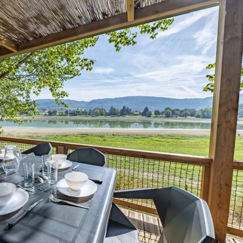 MOBILHOME 4 personnes - Cottage Premium 2 Chambres 4 Personnes Vue lac
