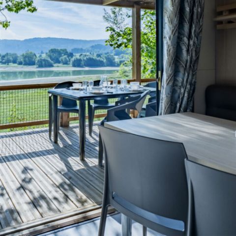 MOBILHOME 4 personnes - Cottage Premium 2 Chambres 4 Personnes Vue lac