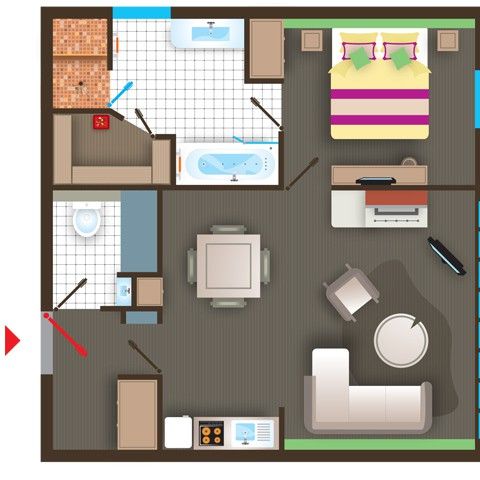 BUNGALOW 2 personnes - VIP BD451