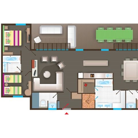 BUNGALOW 8 personnes - VIP BD455