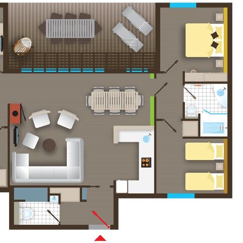 BUNGALOW 8 personnes - Premium BD476