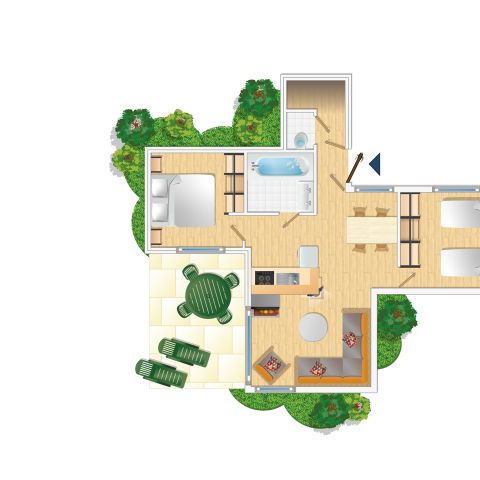 BUNGALOW 4 personnes - Premium BF257