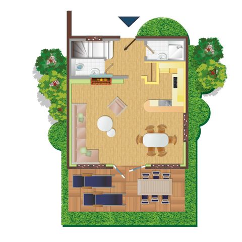 BUNGALOW 6 personnes - Premium LA894