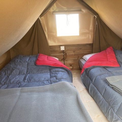 TENTE TOILE ET BOIS 2 personnes - Bivouac