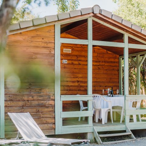 Chalet 3 personnes - Confort - 1 chambre - 1 salle de bain - 24m²