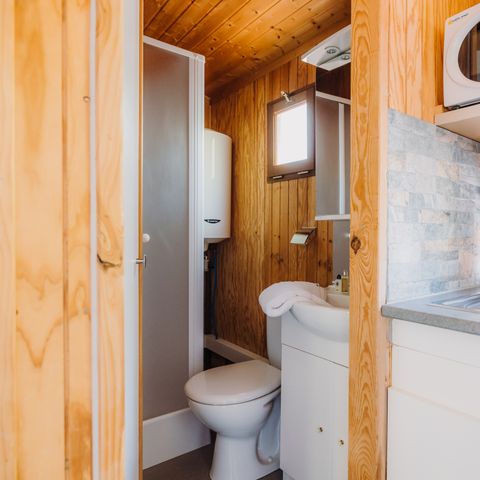 Chalet 3 personnes - Confort - 1 chambre - 1 salle de bain - 24m²