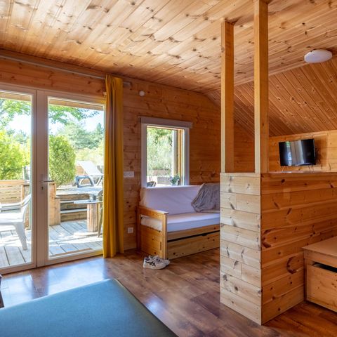 Studio 4 personnes - 1 chambre - 1 salle de bain - 37m² - Grande Terrasse