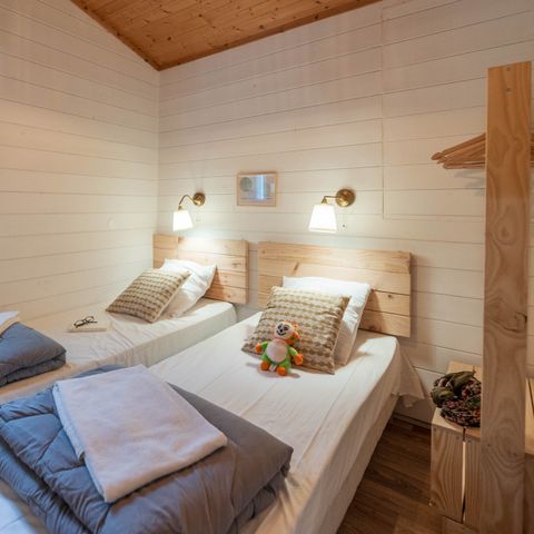 Chalet 6 personnes - Prestige - 2 chambres - 1 salle de bain - 36m²