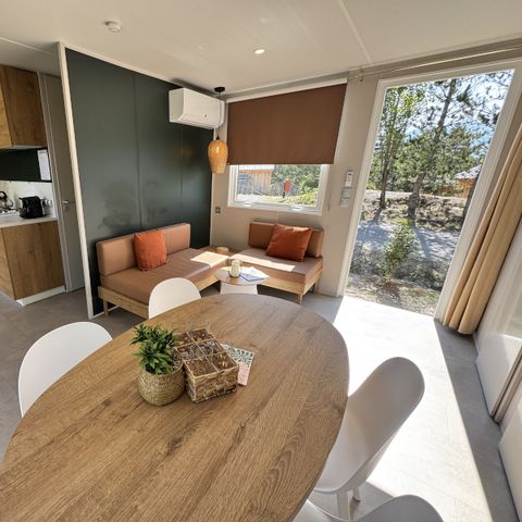 Mobilhome 4 personnes - Sunêlia Luxe Traversant - 2 chambres - 1 salle de bain - 31.6m²