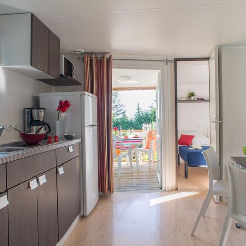 MOBILHOME 5 personnes - Prestige 32m² 2 chambres - climatisation