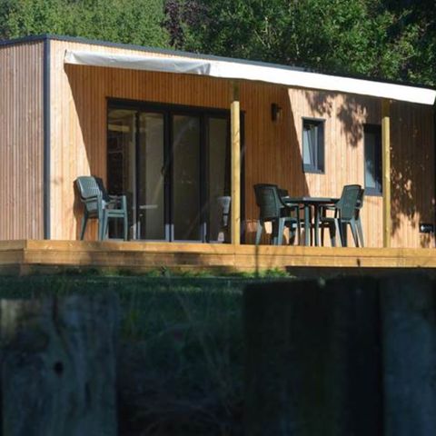 LODGE 4 personnes - Lodge Family 34,02 m² - 2 chambres + Terrasse + TV