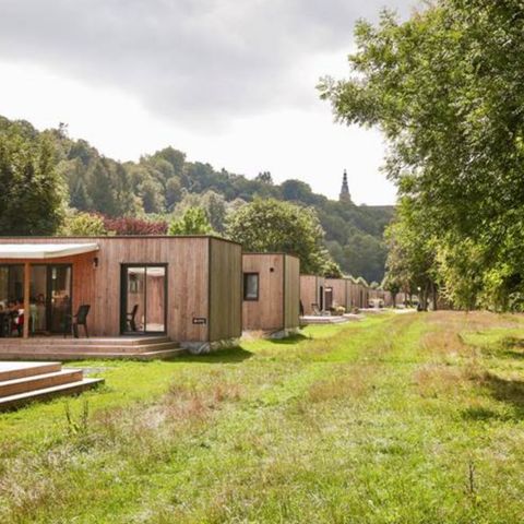 LODGE 4 personnes - Lodge Family 34,02 m² - 2 chambres + Terrasse + TV