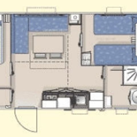 MOBILHOME 4 personnes - Standard Zen 2 CH 4 pers