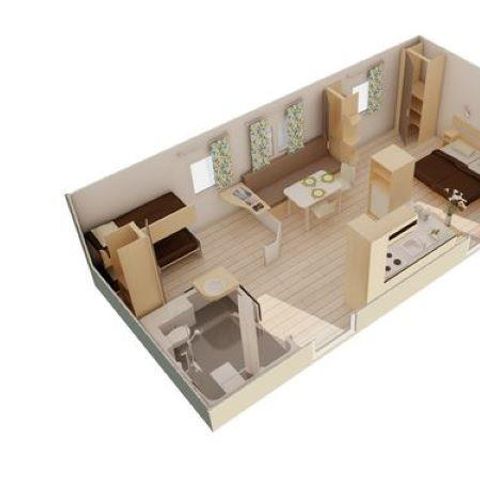 MOBILHOME 4 personnes - Standard PMR 2 CH 4 pers