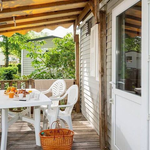 MOBILHOME 6 personnes - Mobil-home | Comfort | 3 Ch. | 6 Pers. | Terrasse surélevée
