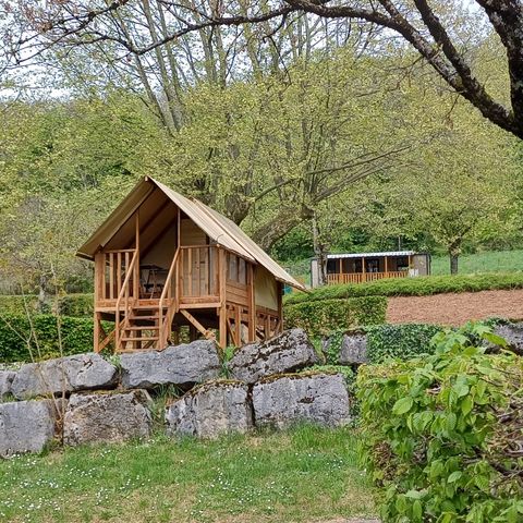 TENTE 2 personnes - Tente lodge Cyclo'Oh - Sans Sanitaires