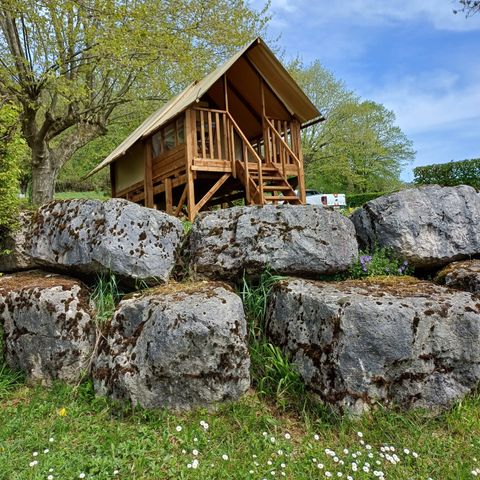 TENTE 2 personnes - Tente lodge Cyclo'Oh - Sans Sanitaires